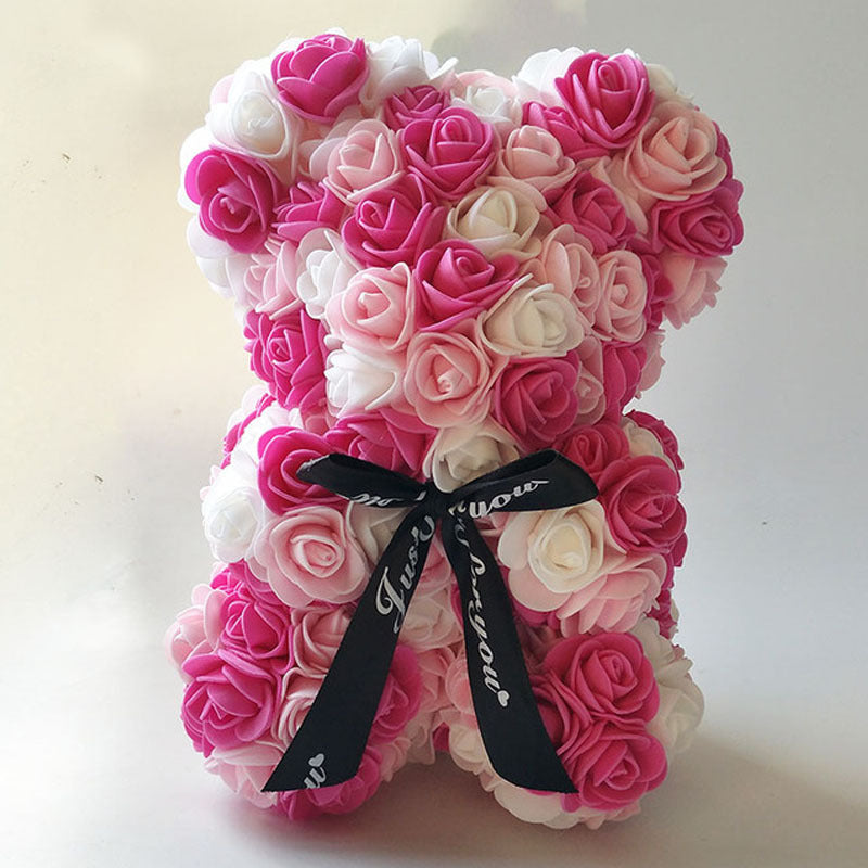 Artificial Flower Bear Preserved Flower Foam Bear